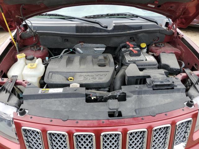 1C4NJDEB5ED651502 - 2014 JEEP COMPASS LATITUDE RED photo 12