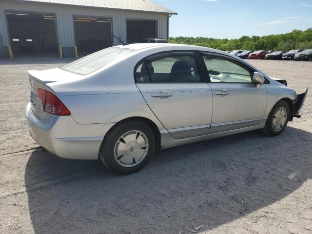 JHMFA36246S002007 - 2006 HONDA CIVIC HYBRID SILVER photo 3