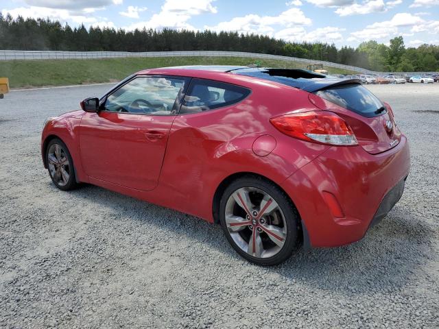 KMHTC6AD4GU300969 - 2016 HYUNDAI VELOSTER RED photo 2