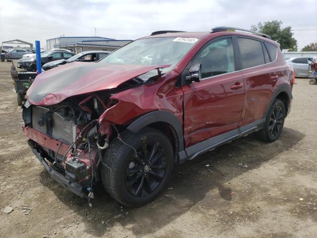 2T3RFREV8JW723574 - 2018 TOYOTA RAV4 ADVENTURE RED photo 1