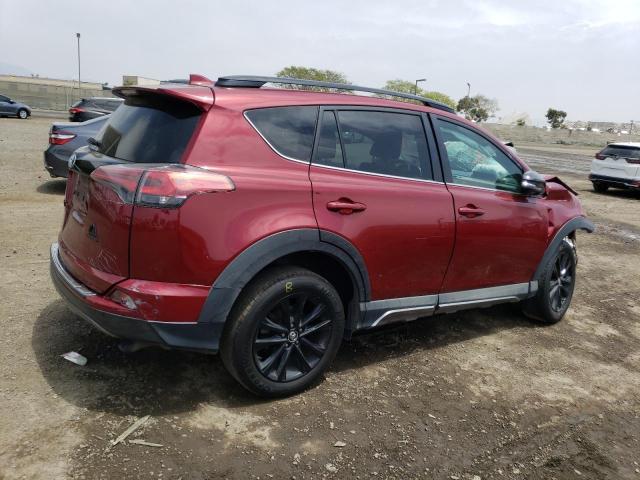 2T3RFREV8JW723574 - 2018 TOYOTA RAV4 ADVENTURE RED photo 3