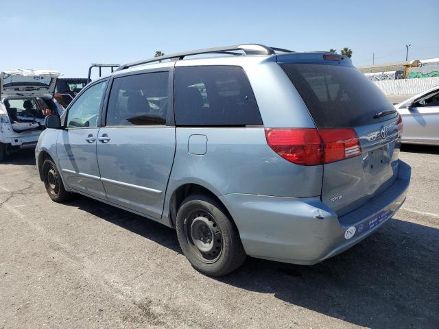 5TDZA23C24S131858 - 2004 TOYOTA SIENNA CE BLUE photo 2