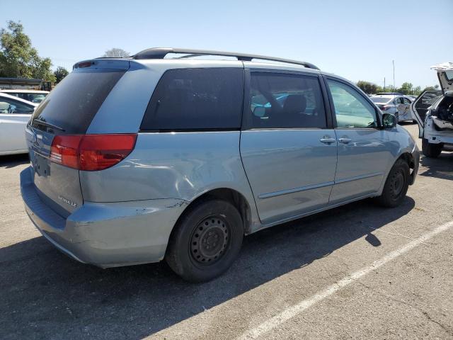 5TDZA23C24S131858 - 2004 TOYOTA SIENNA CE BLUE photo 3