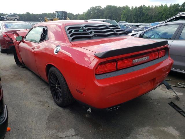 2C3CDYAG6EH313864 - 2014 DODGE CHALLENGER SXT RED photo 3