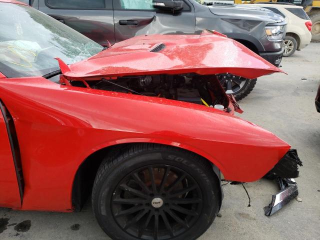 2C3CDYAG6EH313864 - 2014 DODGE CHALLENGER SXT RED photo 9