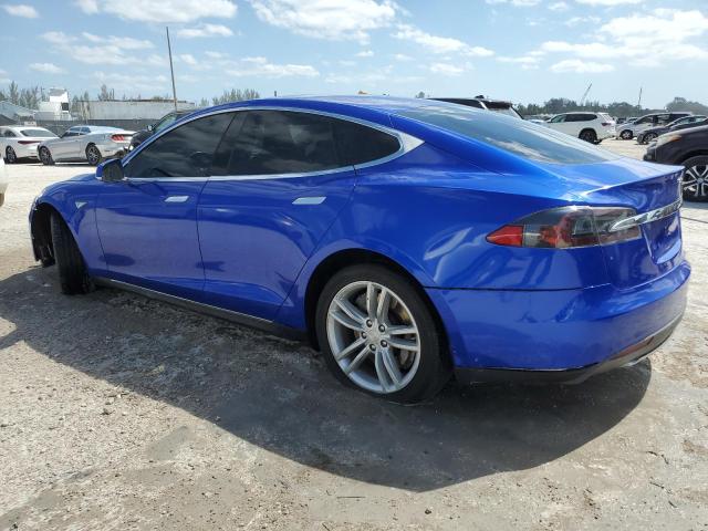 5YJSA1S14EFP44162 - 2014 TESLA MODEL S BLUE photo 2