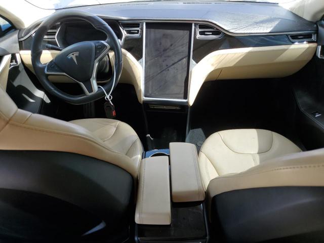5YJSA1S14EFP44162 - 2014 TESLA MODEL S BLUE photo 8