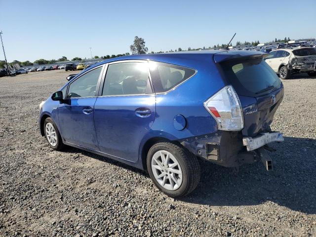 JTDZN3EU0E3312055 - 2014 TOYOTA PRIUS V BLUE photo 2