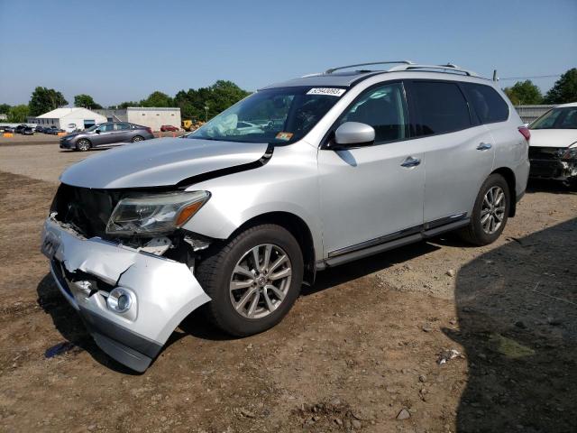 5N1AR2MMXEC710141 - 2014 NISSAN PATHFINDER S SILVER photo 1