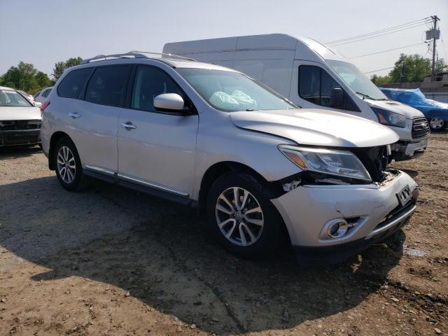 5N1AR2MMXEC710141 - 2014 NISSAN PATHFINDER S SILVER photo 4