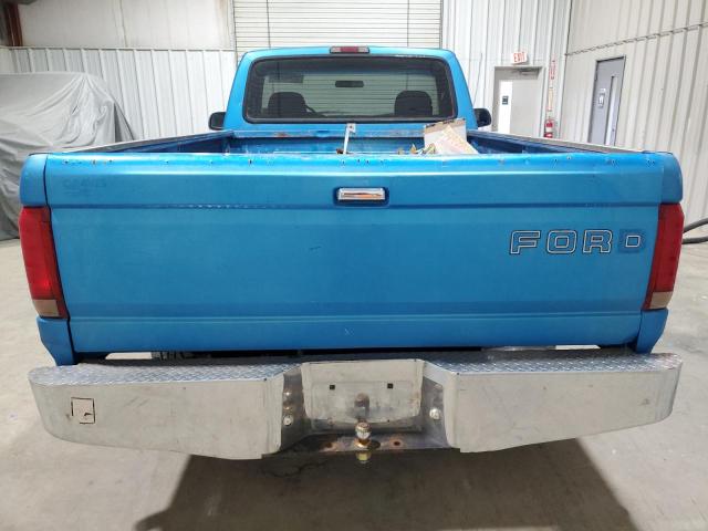 1FTEF25N3SNA75673 - 1995 FORD F250 BLUE photo 6