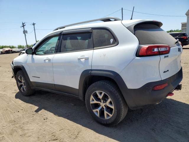1C4PJMBS6FW616230 - 2015 JEEP CHEROKEE TRAILHAWK WHITE photo 2