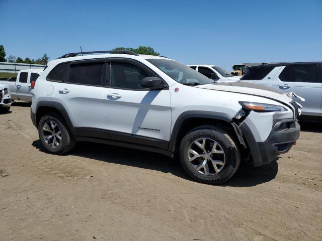 1C4PJMBS6FW616230 - 2015 JEEP CHEROKEE TRAILHAWK WHITE photo 4