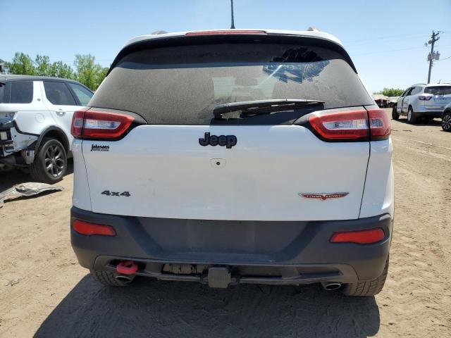 1C4PJMBS6FW616230 - 2015 JEEP CHEROKEE TRAILHAWK WHITE photo 6