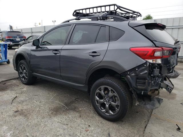 JF2GTHSC1NH221998 - 2022 SUBARU CROSSTREK SPORT GRAY photo 2