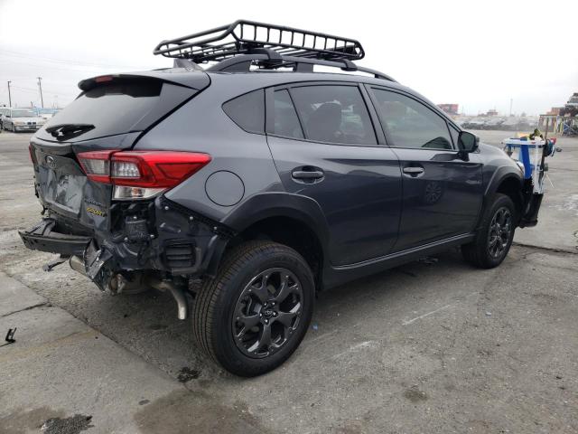 JF2GTHSC1NH221998 - 2022 SUBARU CROSSTREK SPORT GRAY photo 3