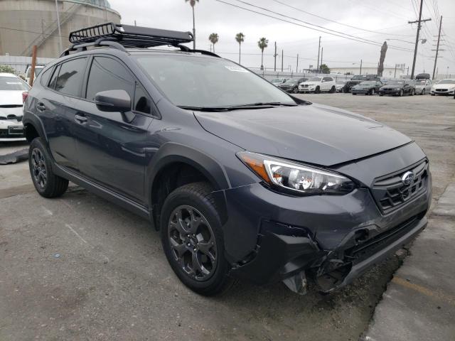 JF2GTHSC1NH221998 - 2022 SUBARU CROSSTREK SPORT GRAY photo 4