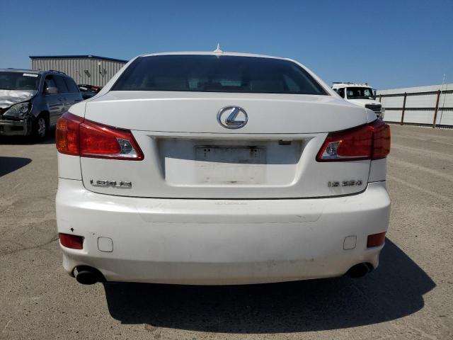 JTHBK262995087757 - 2009 LEXUS IS 250 WHITE photo 6