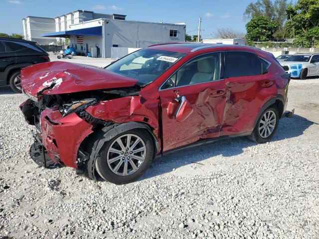 JTJYARBZ1K2127683 - 2019 LEXUS NX 300 BASE წითელი ფოტო 1