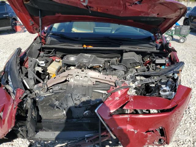 JTJYARBZ1K2127683 - 2019 LEXUS NX 300 BASE წითელი ფოტო 11