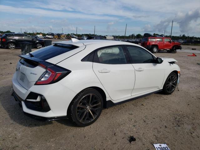 SHHFK7H47MU203476 - 2021 HONDA CIVIC SPORT WHITE photo 3