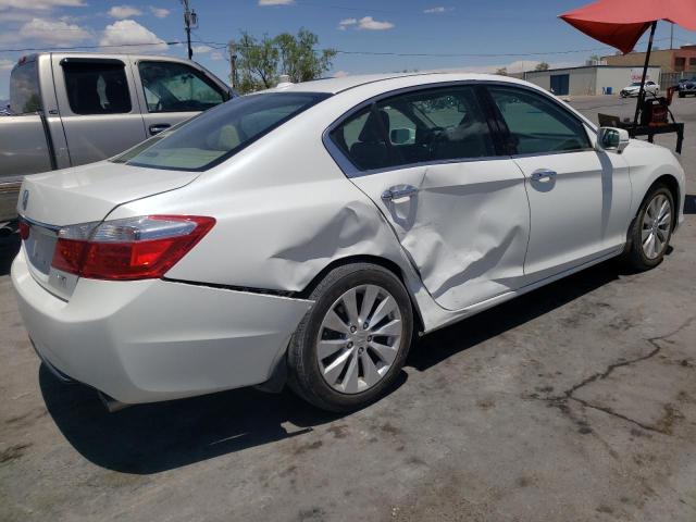 1HGCR3F84DA004068 - 2013 HONDA ACCORD EXL WHITE photo 3