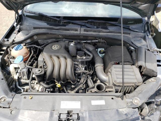 3VW2K7AJ5EM233876 - 2014 VOLKSWAGEN JETTA BASE رمادي صورة 11