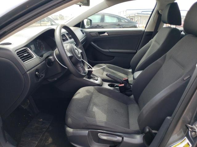 3VW2K7AJ5EM233876 - 2014 VOLKSWAGEN JETTA BASE رمادي صورة 7