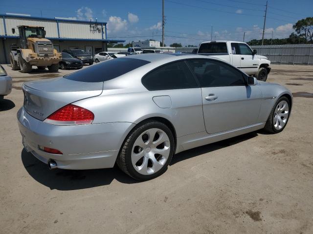 WBAEH73425B869259 - 2005 BMW 645 CI AUTOMATIC SILVER photo 3