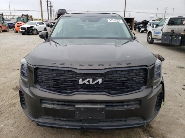 5XYP3DHC9NG218435 - 2022 KIA TELLURIDE EX BROWN photo 5