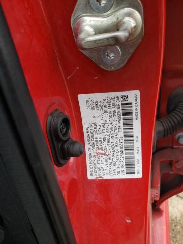 2HGFC2F84LH564732 - 2020 HONDA CIVIC SPORT წითელი ფოტო 13