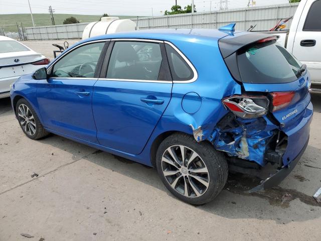 KMHH35LE6JU045674 - 2018 HYUNDAI ELANTRA GT BLUE photo 2