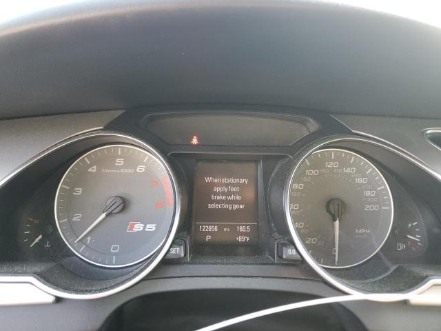 WAUCVAFR6CA009761 - 2012 AUDI S5 PREMIUM PLUS BLACK photo 9