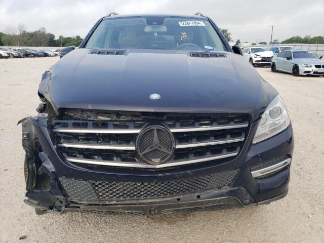 4JGDA5HB8CA063259 - 2012 MERCEDES-BENZ ML 350 4MATIC BLUE photo 5