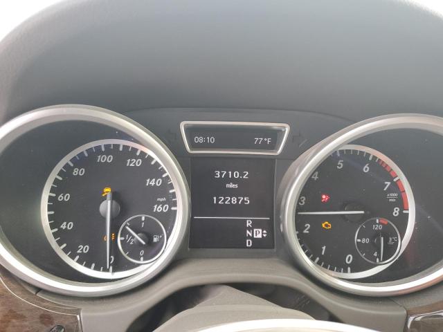 4JGDA5HB8CA063259 - 2012 MERCEDES-BENZ ML 350 4MATIC BLUE photo 9