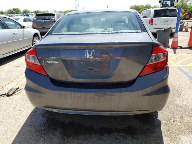 19XFB2F89CE099765 - 2012 HONDA CIVIC EX GRAY photo 6