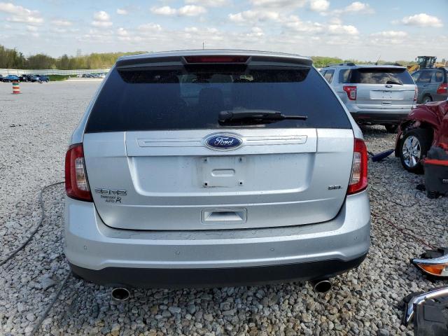 2FMDK3JC3BBB39672 - 2011 FORD EDGE SEL SILVER photo 6