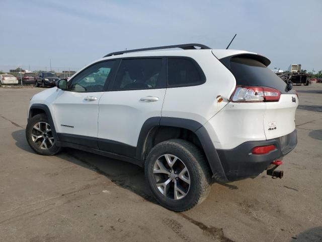 1C4PJMBS1EW200410 - 2014 JEEP CHEROKEE TRAILHAWK WHITE photo 2