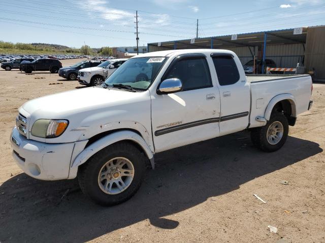 5TBBT44104S451709 - 2004 TOYOTA TUNDRA ACCESS CAB SR5 WHITE photo 1