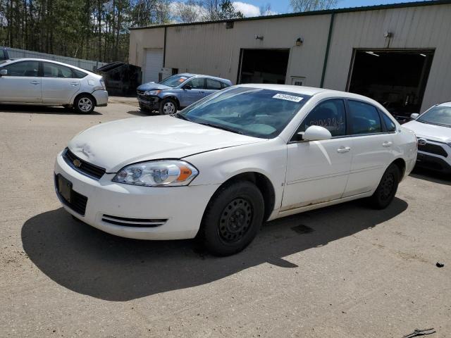 2G1WS553281267122 - 2008 CHEVROLET IMPALA POLICE WHITE photo 1