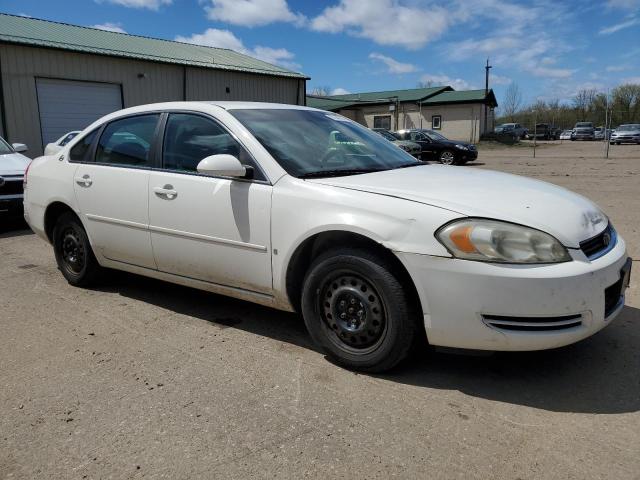 2G1WS553281267122 - 2008 CHEVROLET IMPALA POLICE WHITE photo 4