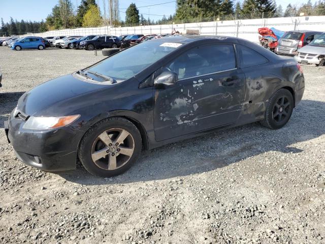 2HGFG129X8H559801 - 2008 HONDA CIVIC EXL BLACK photo 1