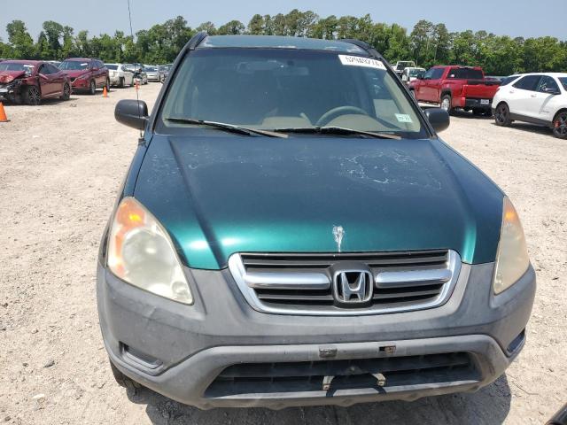 JHLRD68423C009052 - 2003 HONDA CR-V LX GREEN photo 5