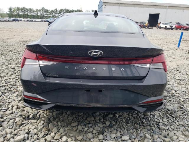 5NPLN4AG9MH012948 - 2021 HYUNDAI ELANTRA SEL CHARCOAL photo 6