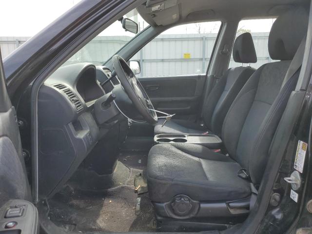 JHLRD68515C000032 - 2005 HONDA CR-V LX BLACK photo 7