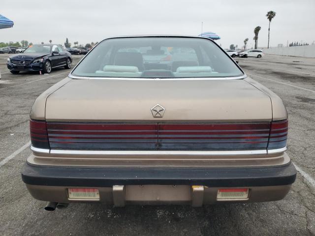 1C3CJ41E1JG311333 - 1988 CHRYSLER LEBARON TAN photo 6