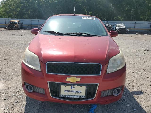 KL1TD6DE1BB213466 - 2011 CHEVROLET AVEO LS წითელი ფოტო 5