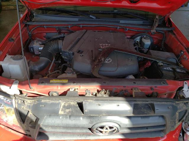 5TETU62N57Z412924 - 2007 TOYOTA TACOMA PRERUNNER ACCESS CAB RED photo 11