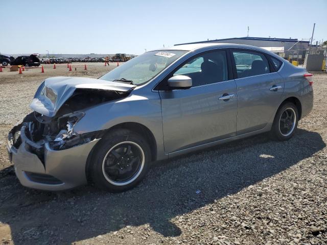 3N1AB7AP3EY238217 - 2014 NISSAN SENTRA S SILVER photo 1