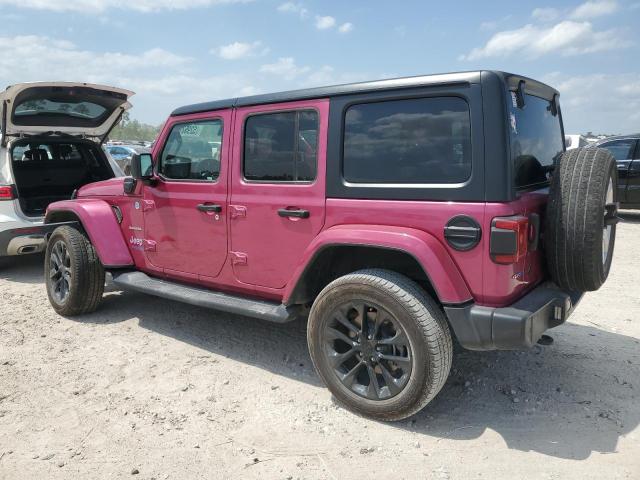 1C4JJXP68MW852703 - 2021 JEEP WRANGLER U SAHARA 4XE PINK photo 2